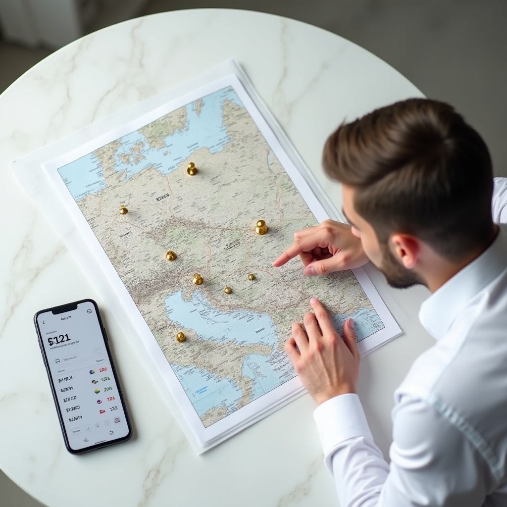 Поиск канторов по городам Польши